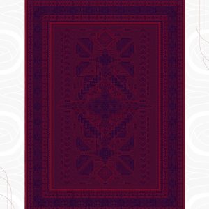 فرش ماشینی بلوچی روهینا سرمه ای